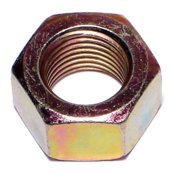 Midwest Fastener Hex Nut, 1/2"-20, Steel, Grade 8, Zinc Yellow, 25 PK 03734
